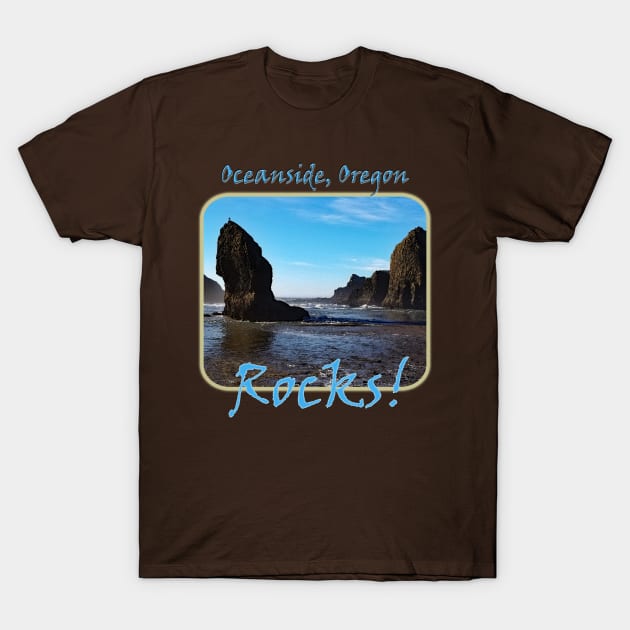 Oceanside Oregon T-Shirt by MelissaJBarrett